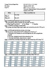 Đề kiểm tra cuối học kì 1 môn Lịch sử và địa lí Lớp 5 - Năm học 2020-2021 - Mã đề 53